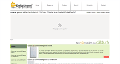Desktop Screenshot of deltatherm.ro