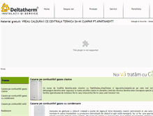 Tablet Screenshot of deltatherm.ro